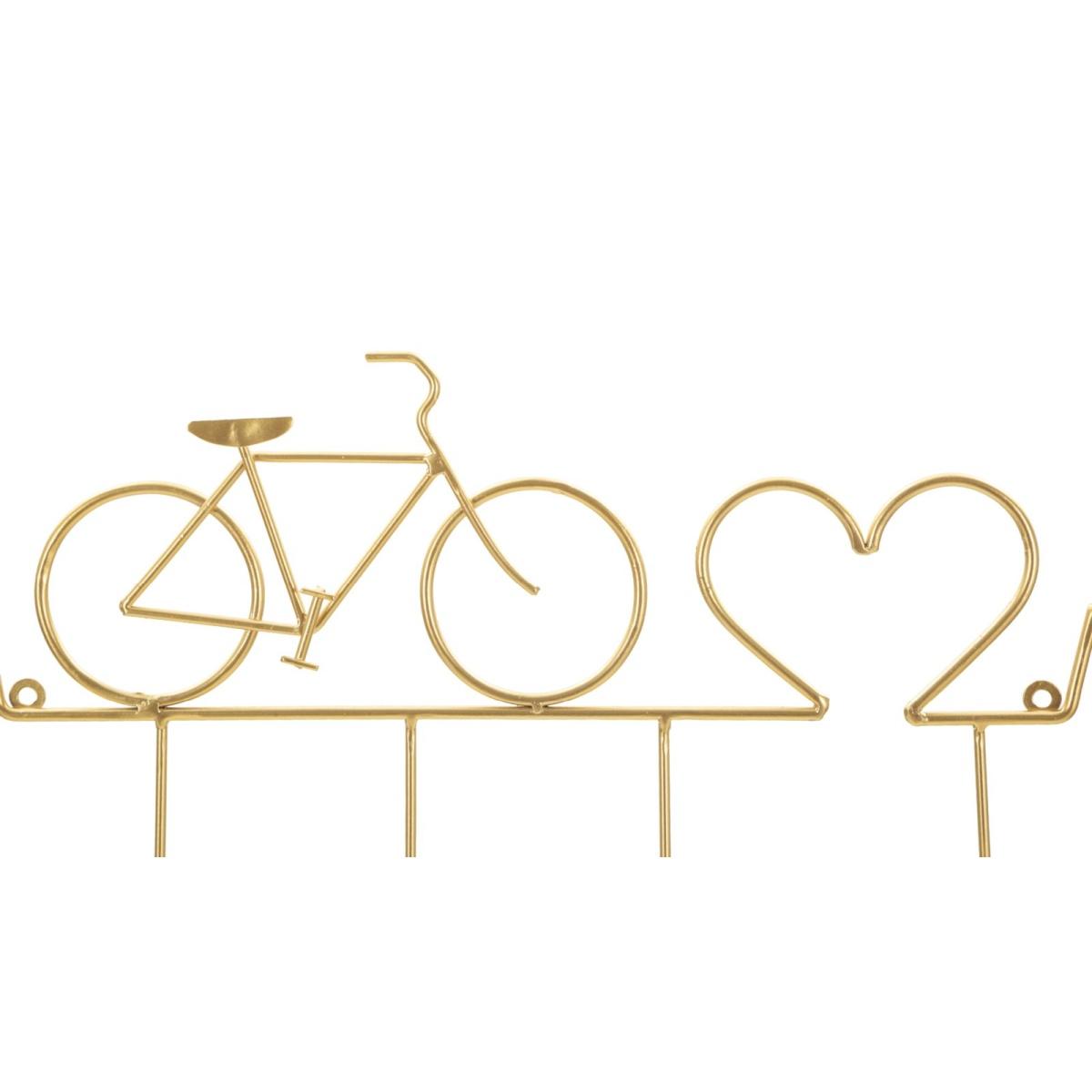 App/abiti da muro bicicletta oro cm 59x3,2x26,5