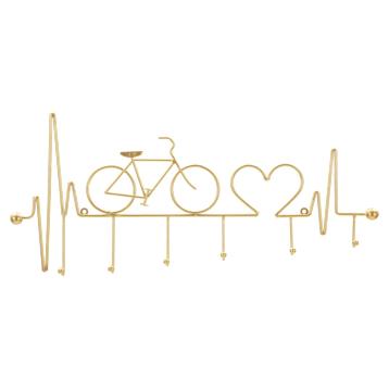 App/abiti da muro bicicletta oro cm 59x3,2x26,5