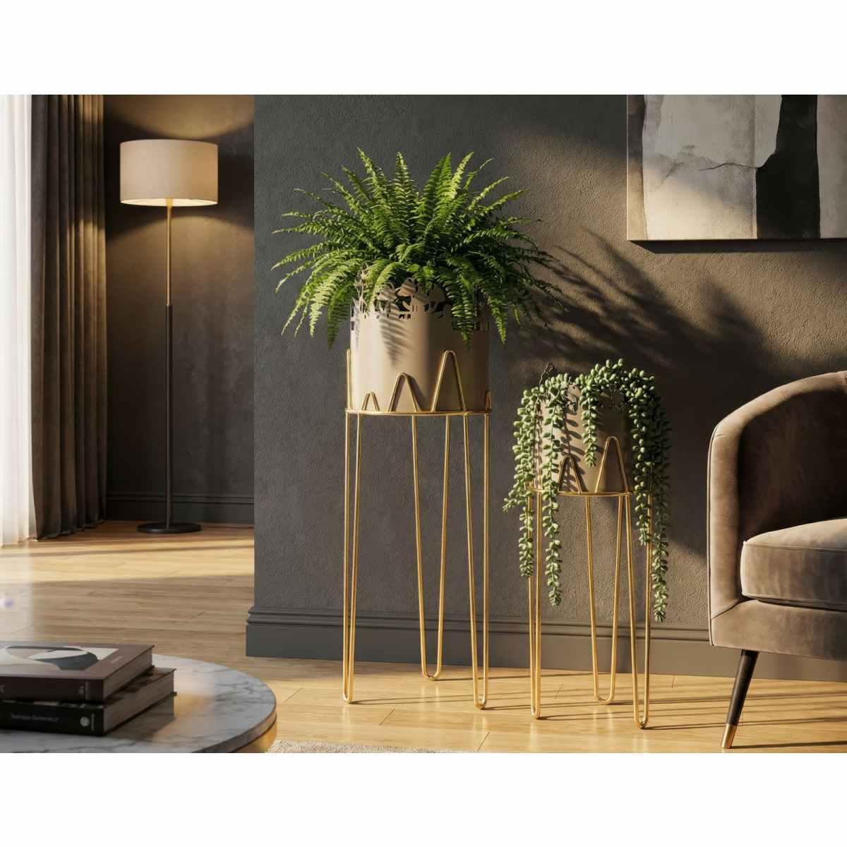 P/vasi flower coppia cm Ø 27x79-22,8x62