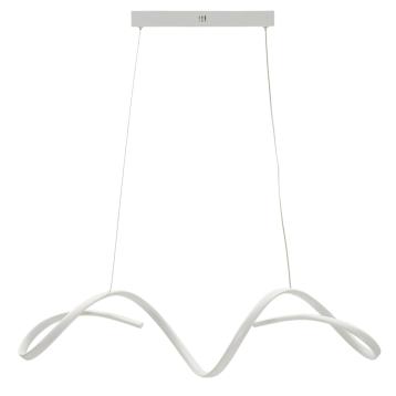 Lampadario led uter bianco cm 80x20x120 (luce con 3 temperature di colore)