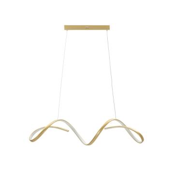 Lampadario led uter oro cm 80x20x120 (luce con 3 temperature di colore)