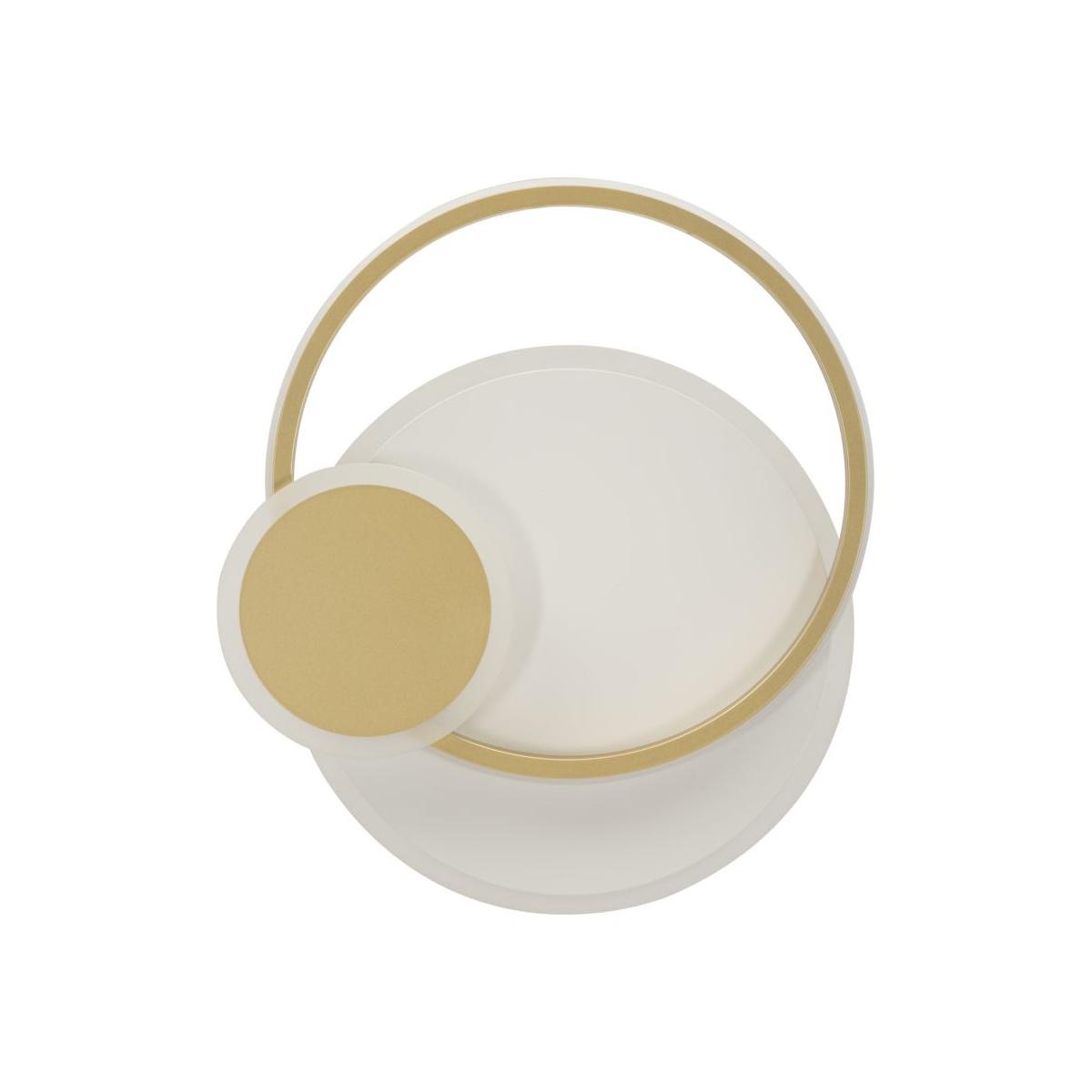 Lampada da muro led dish cm 29x6,5x34 (luce con 3 temperature di colore)