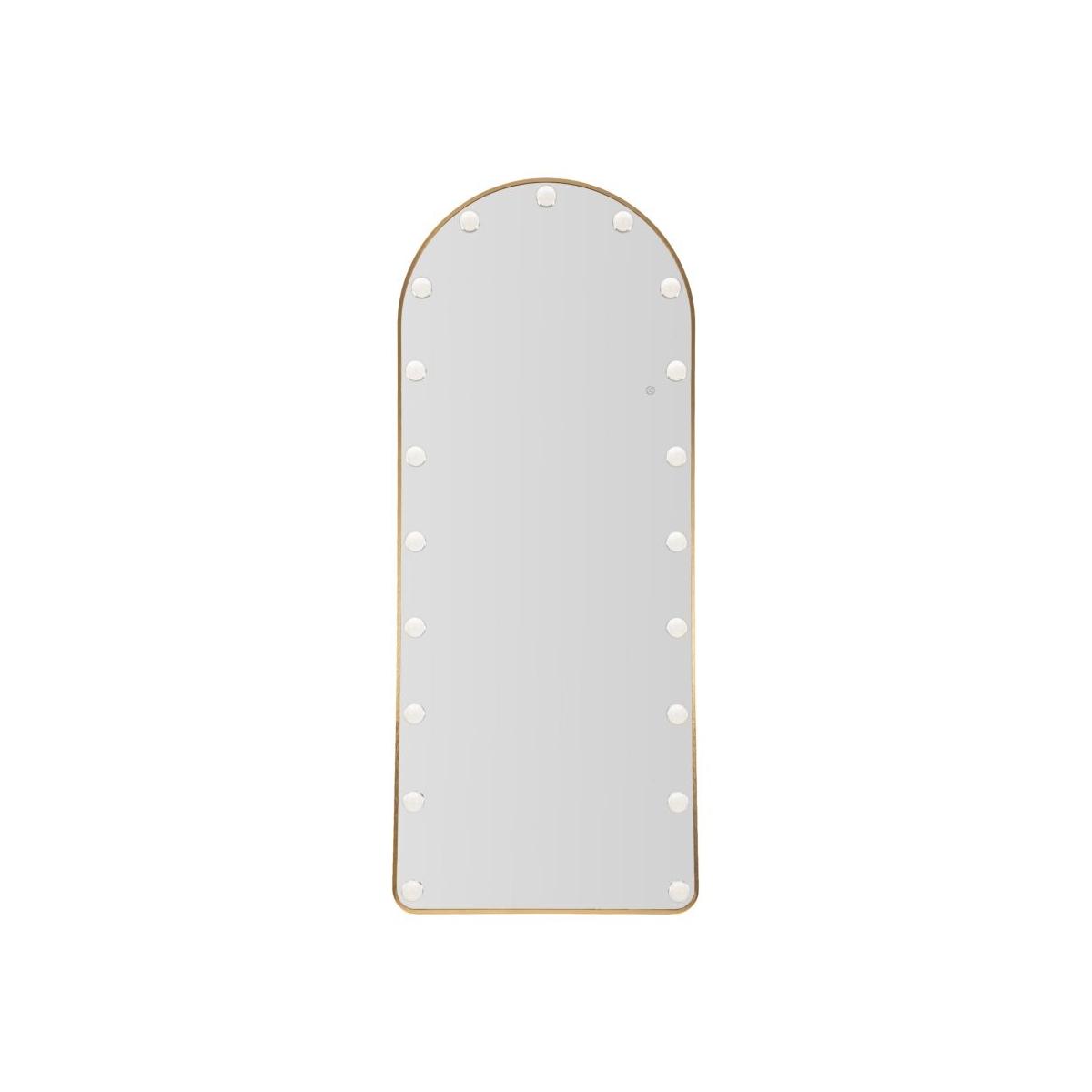 Specchio da terra led hollywood arco cm 70x6-45x170 (3 tonalita' di luce)