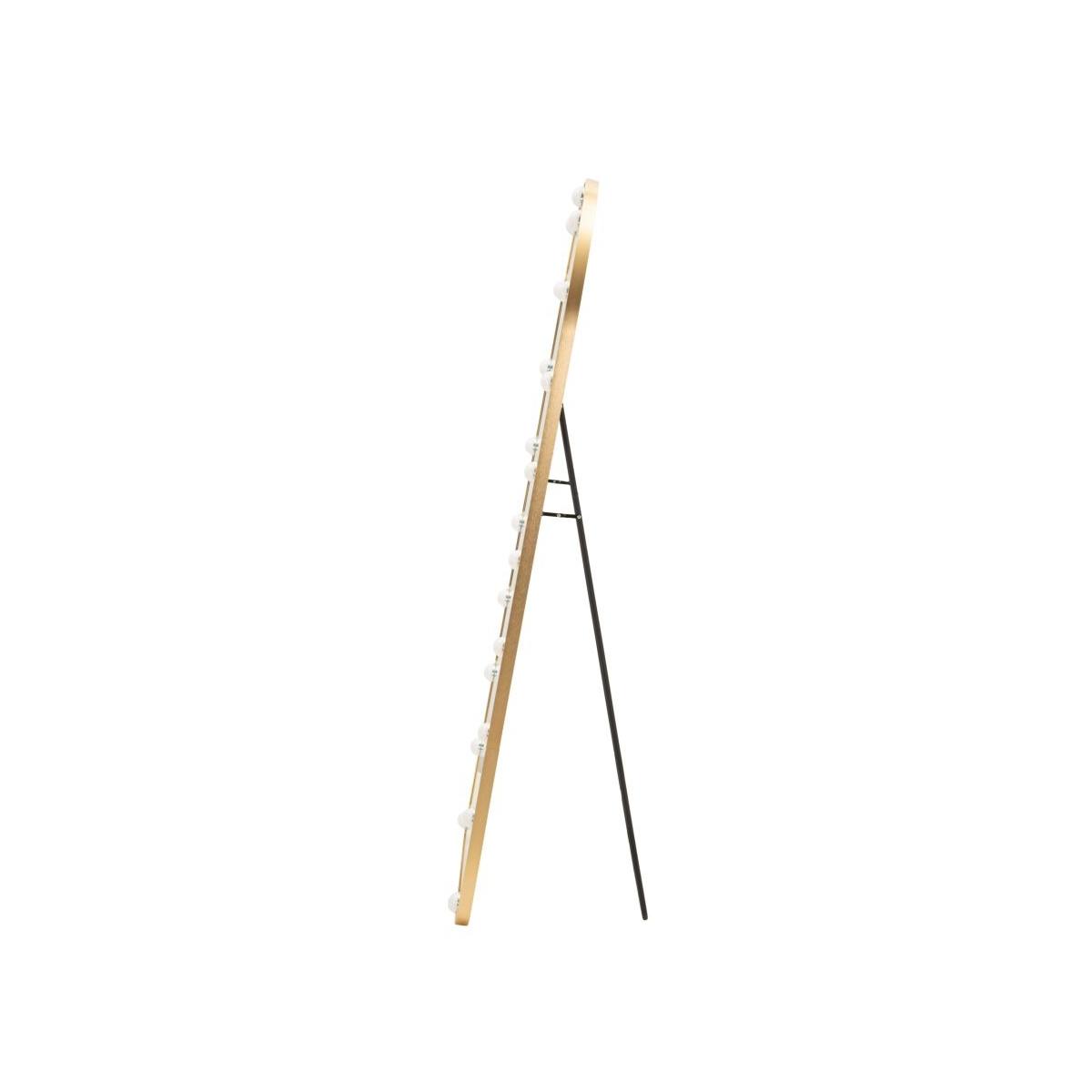 Specchio da terra led hollywood arco cm 70x6-45x170 (3 tonalita' di luce)