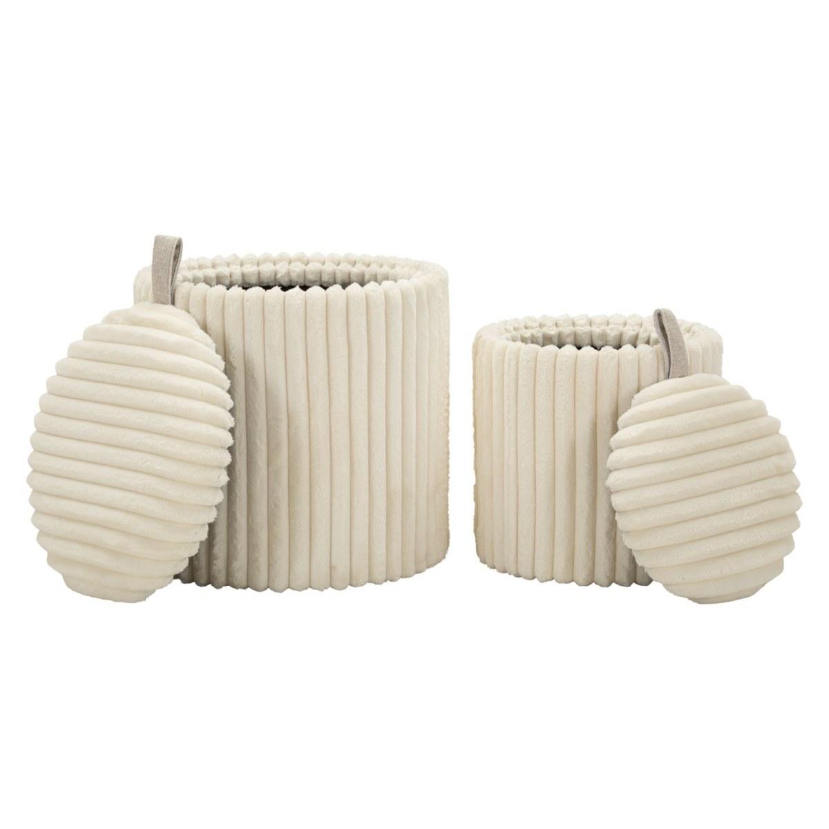 Puff goteborg coppia cm Ø 40x42-31x32