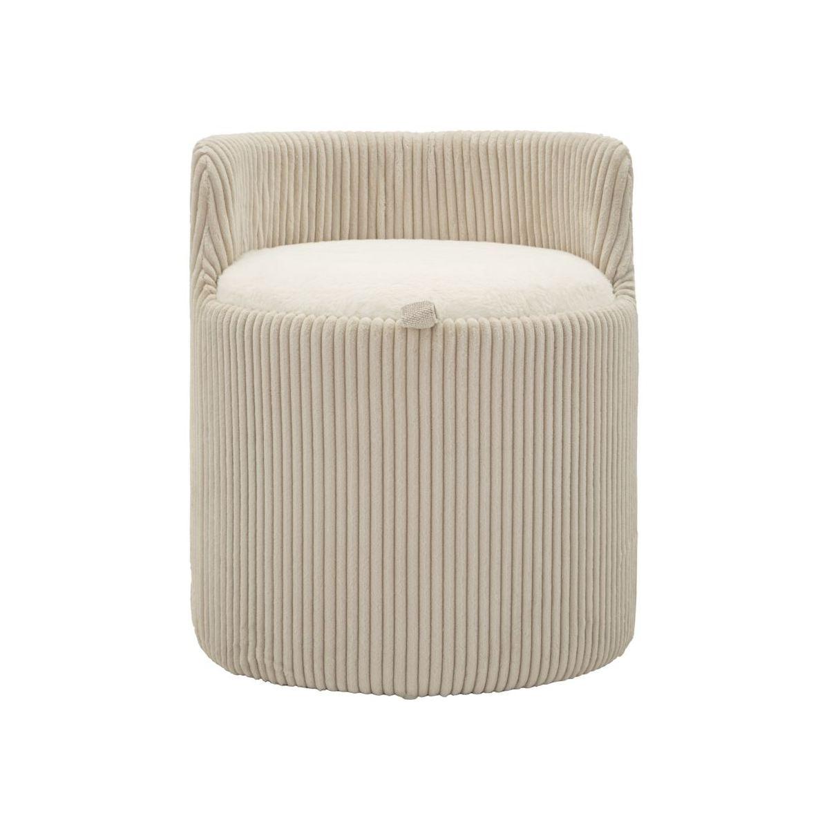 Puff da toletta dublino cm Ø 47x53