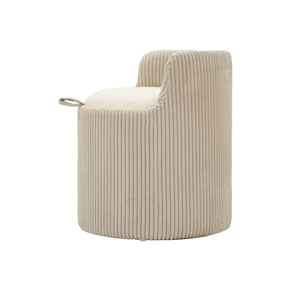 Puff da toletta dublino cm Ø 47x53