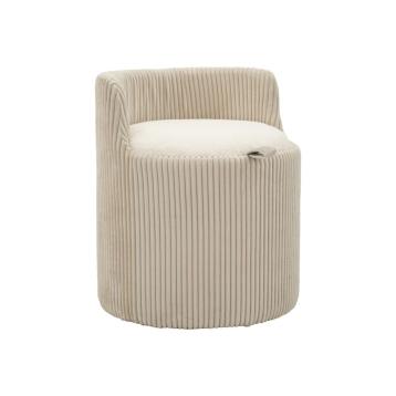 Puff da toletta dublino cm Ø 47x53