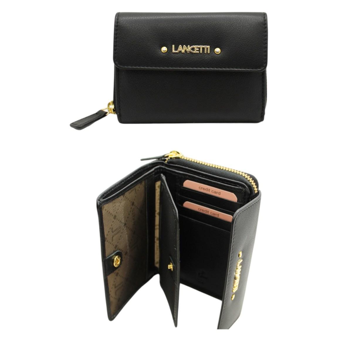 Portafoglio donna in pelle linea pinnacle Lancetti