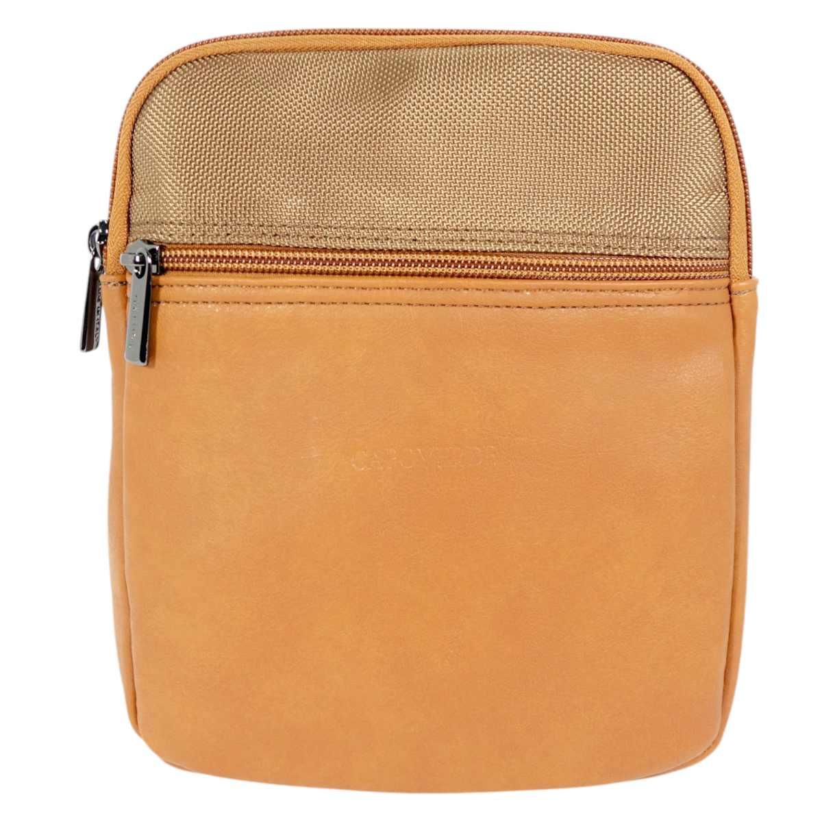 Tracolla uomo in ecopelle e tessuto tecnico Capoverde Made in Italy