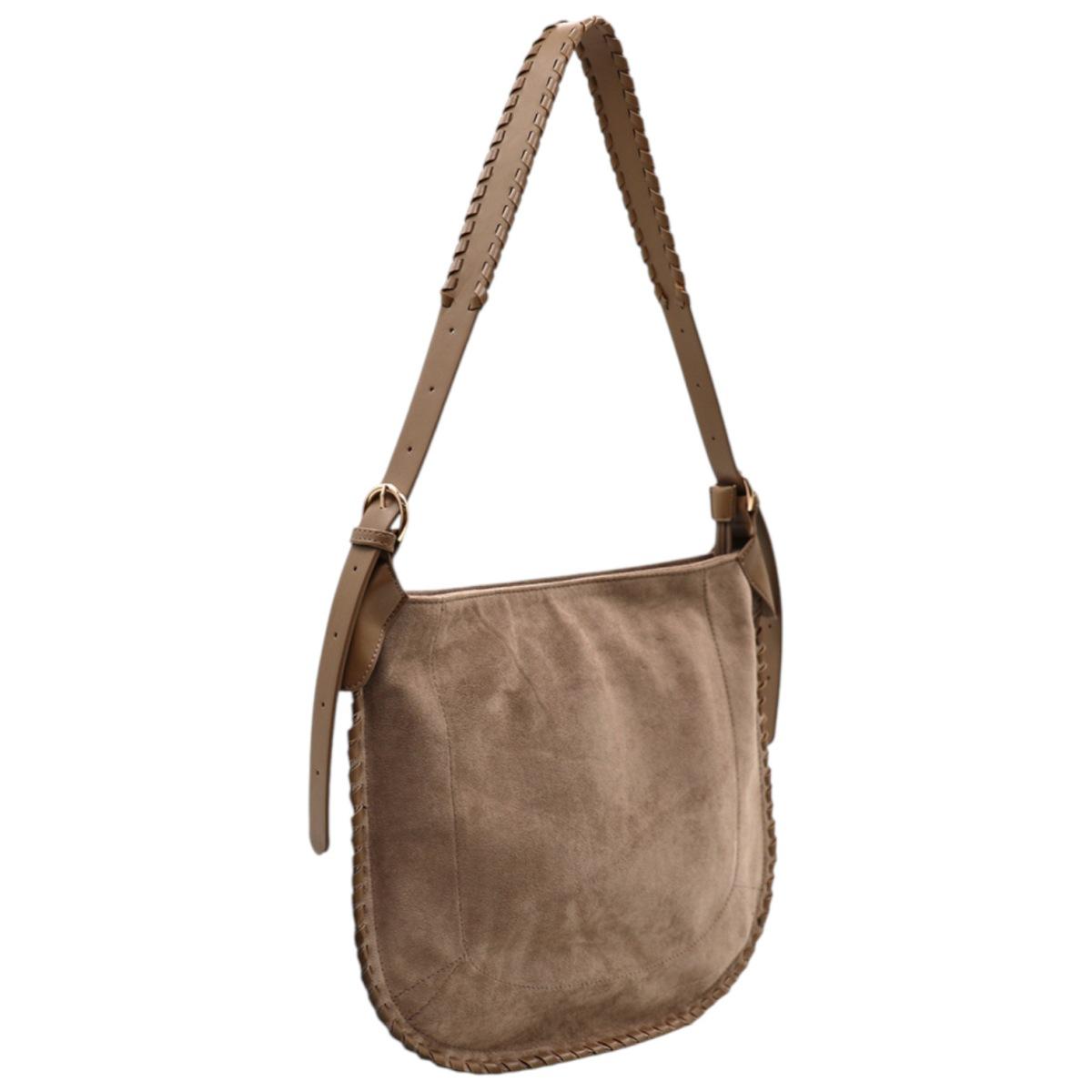 Borsa tracolla donna effetto scamosciato Marina Galanti