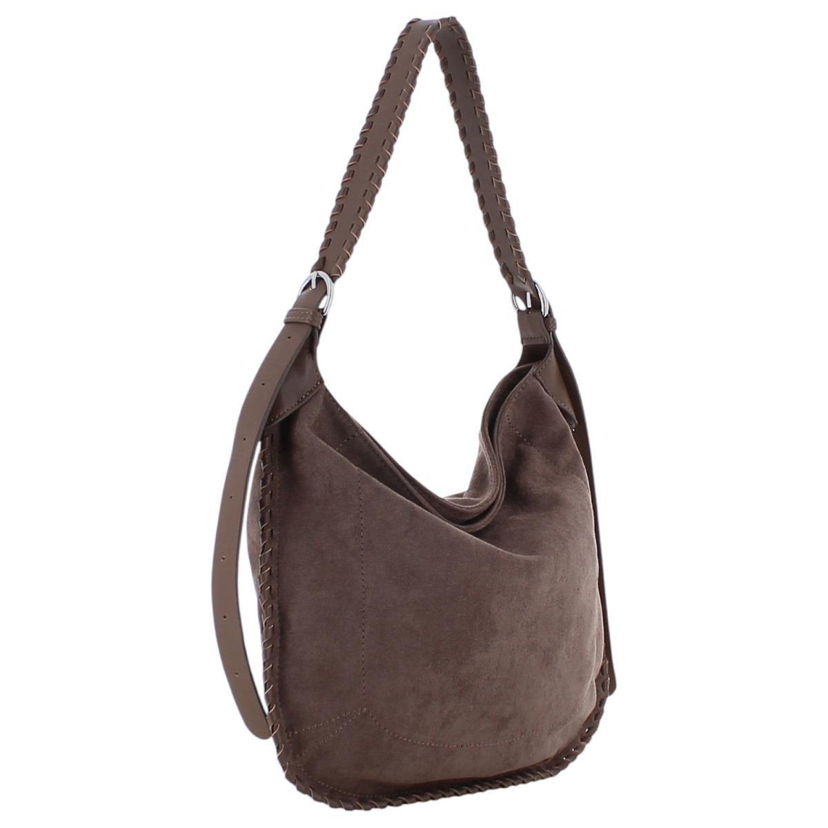 Borsa tracolla donna effetto scamosciato Marina Galanti