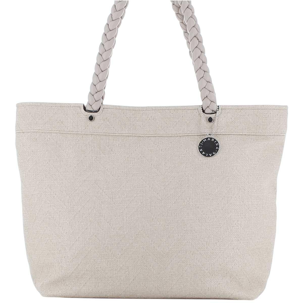 Borsa shopping a spalla donna con manici intrecciati Marina Galanti