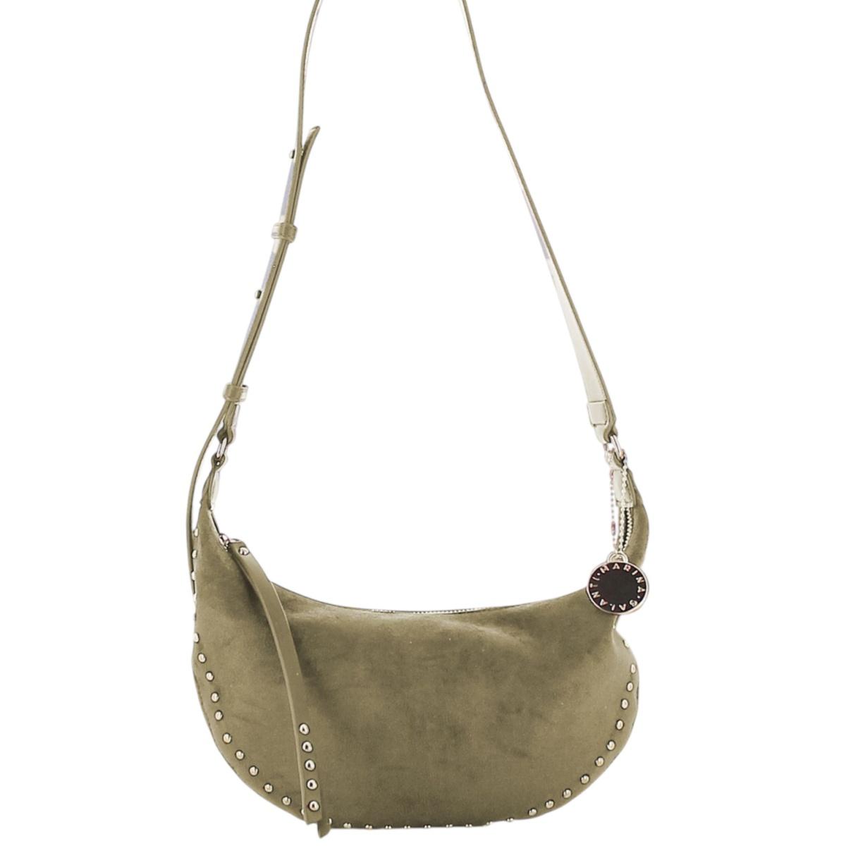 Borsa tracolla donna effetto scamosciato Marina Galanti