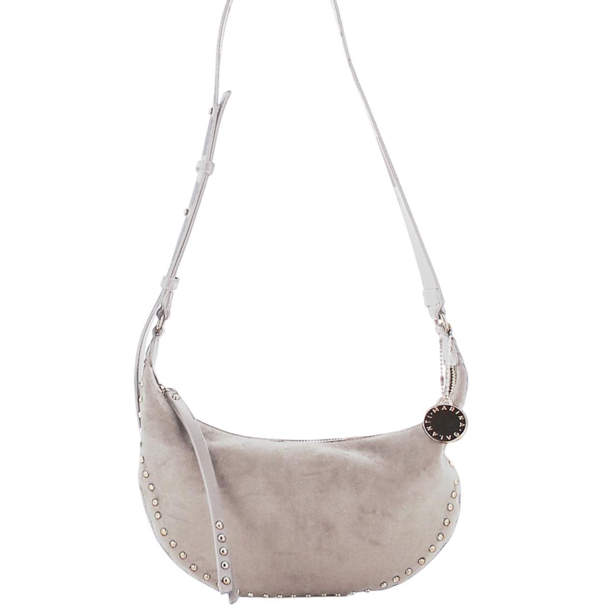 Borsa tracolla donna effetto scamosciato Marina Galanti