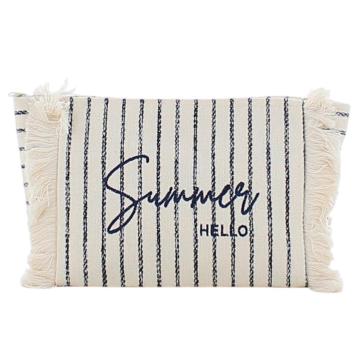 Beauty donna a righe con frange Marina Galanti