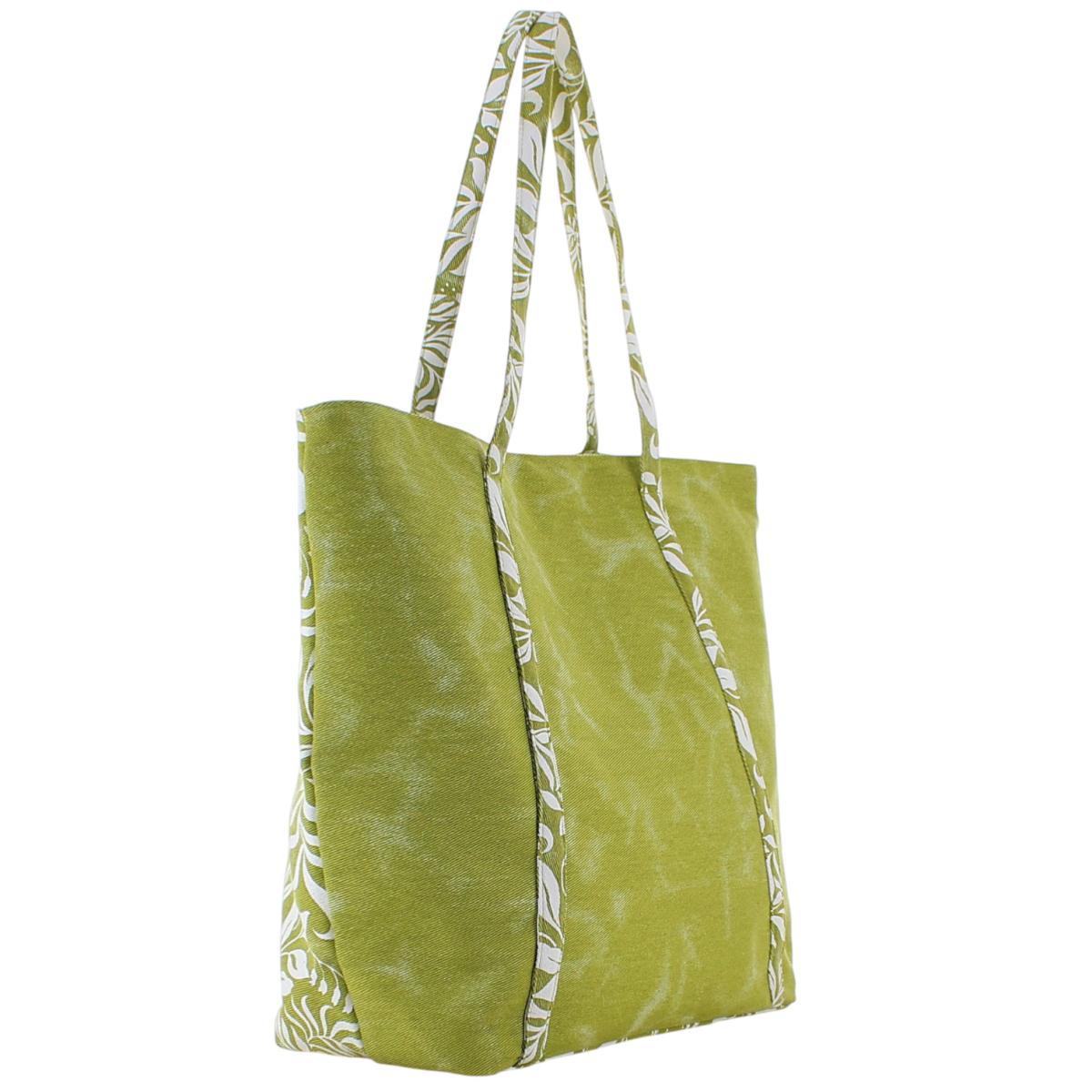 Borsa mare stampa foglie stilizzate Marina Galanti