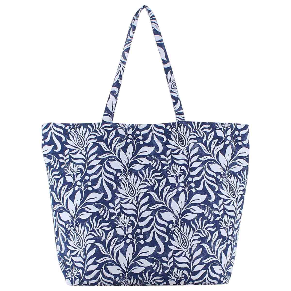 Borsa mare stampa foglie stilizzate Marina Galanti