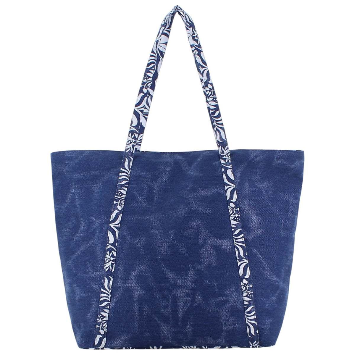 Borsa mare stampa foglie stilizzate Marina Galanti