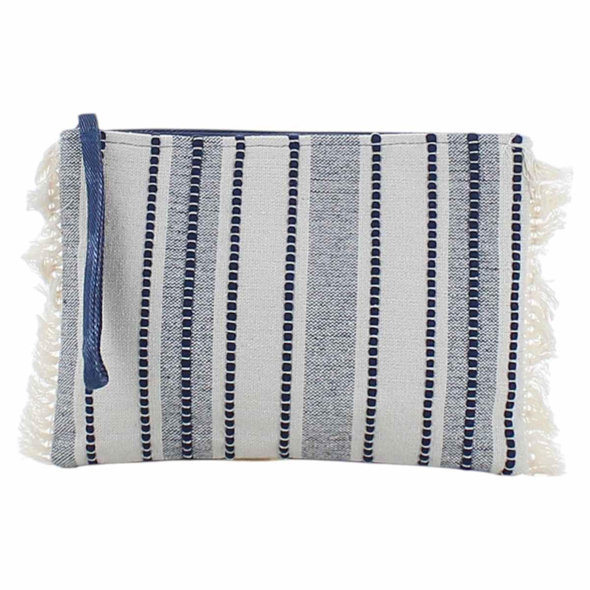 Beauty donna a righe con frange Marina Galanti