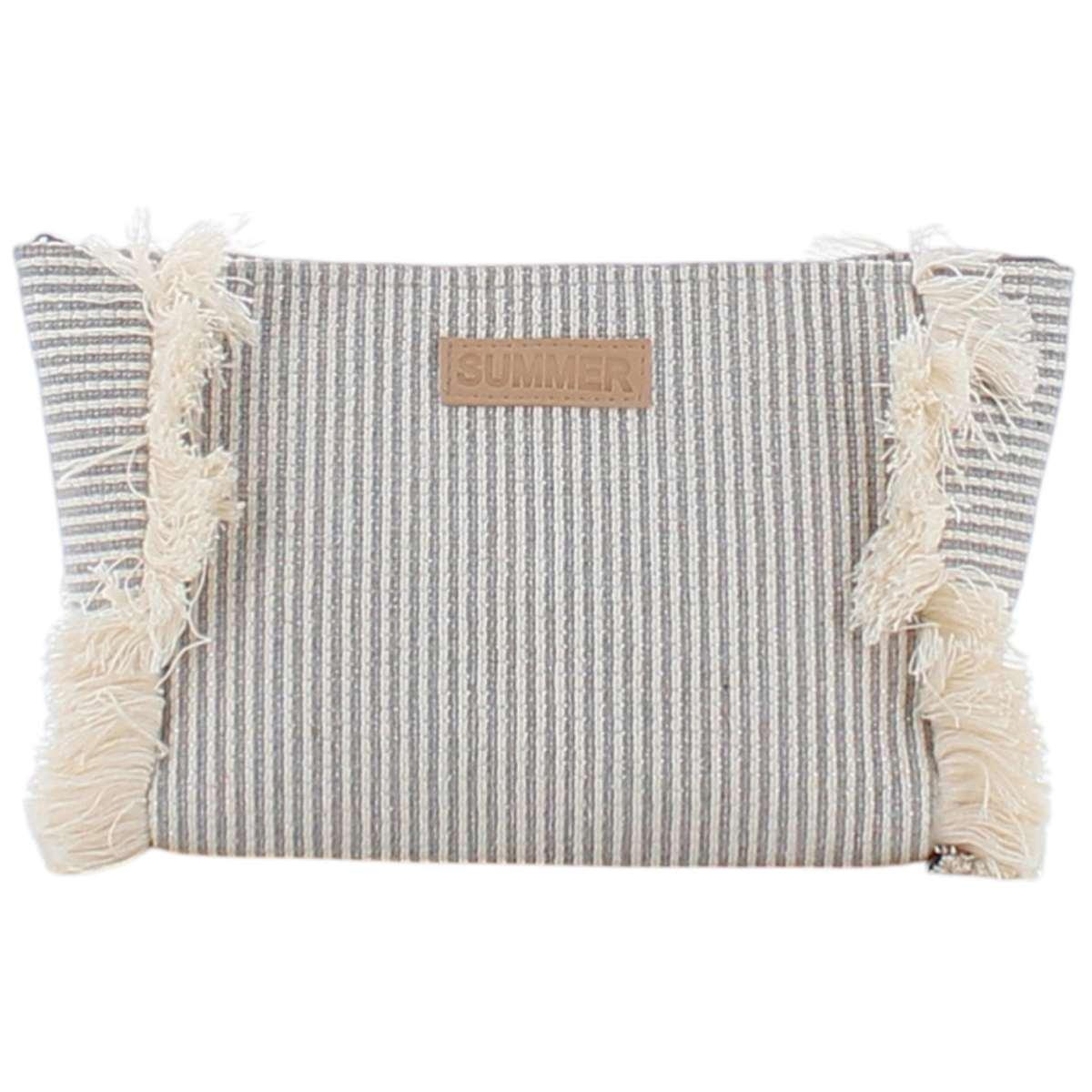 Beauty donna a righe con frange Marina Galanti