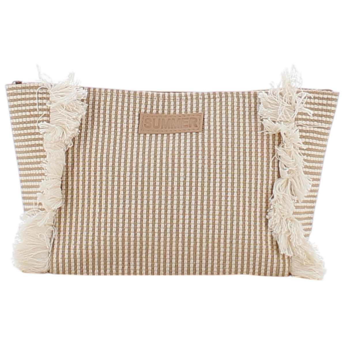 Beauty donna a righe con frange Marina Galanti