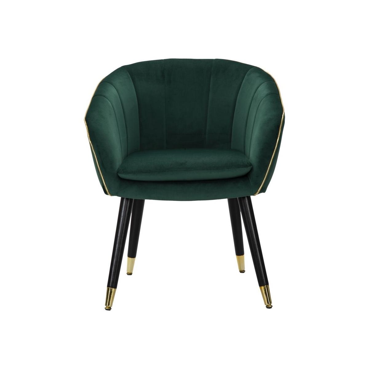 Poltrona paris verde/gold cm 62x58x78