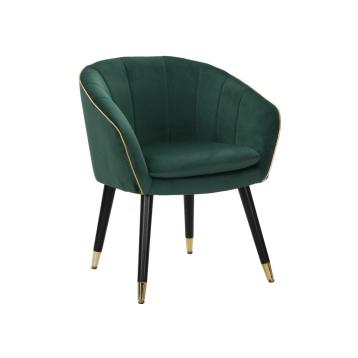 Poltrona paris verde/gold cm 62x58x78