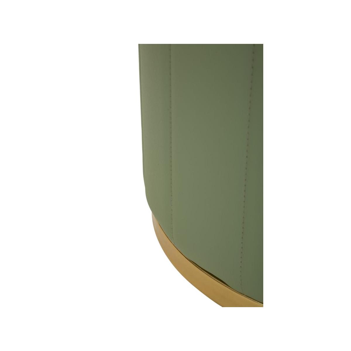 Puff c/contenitore london verde cm Ø 46,5x44