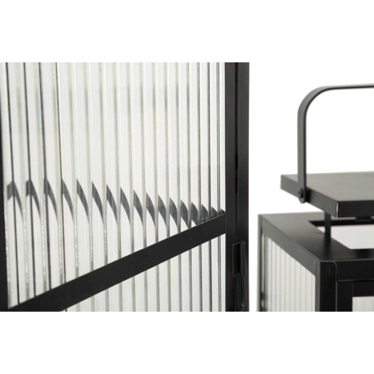 Lanterne andromeda tris cm 25,5x25x50-20,5x20x40-15,3x15x29,5 (vetro temperato)