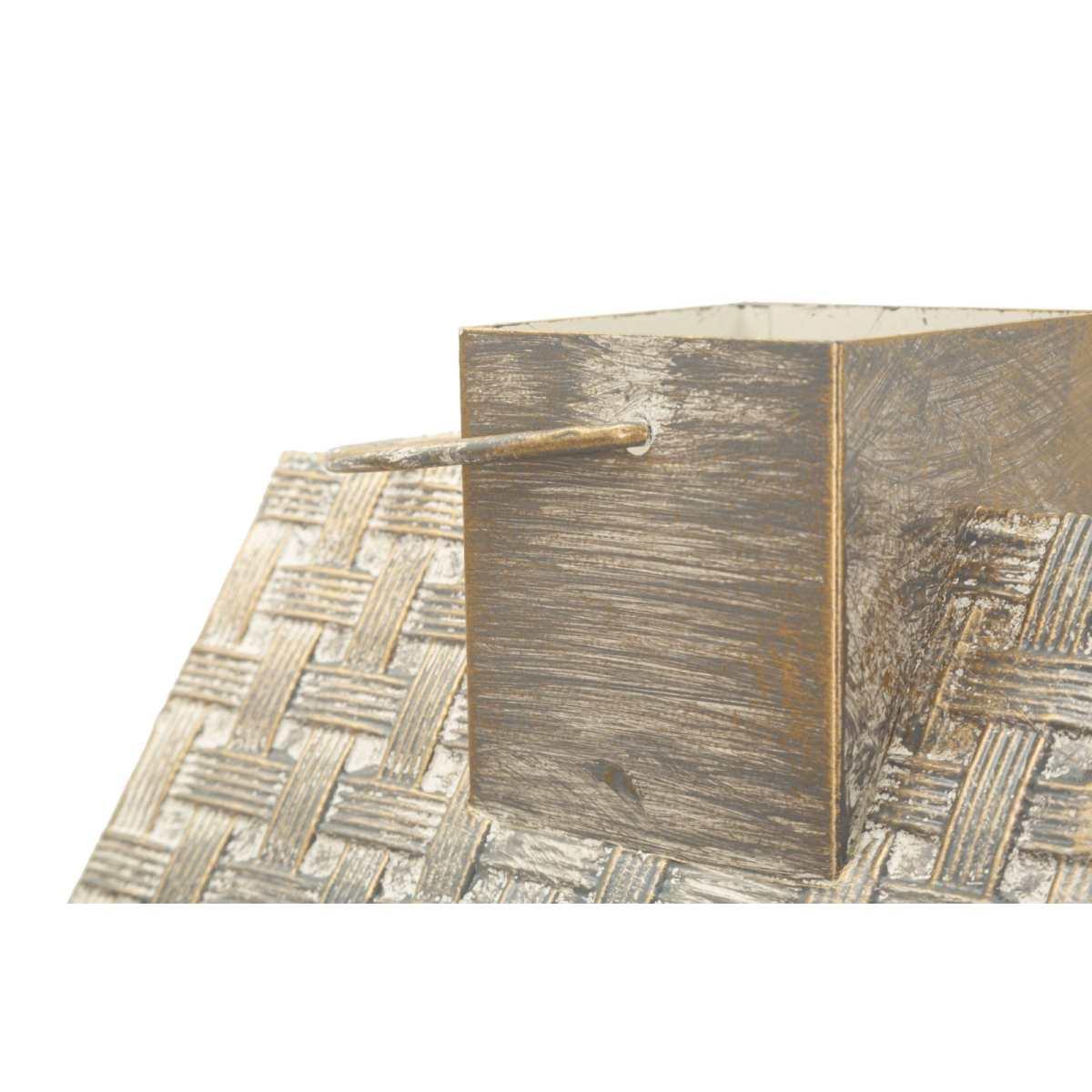 Lanterne home coppia cm 24,5x24,5x55-17x17x37,5<br> (vetro temperato)