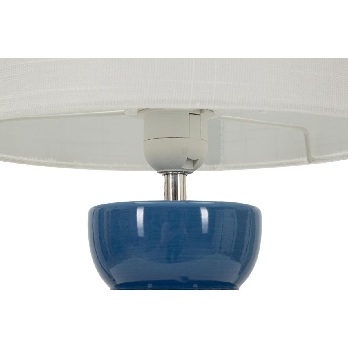 Lampada da tavolo torr blu cm Ø 25x46