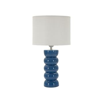 Lampada da tavolo torr blu cm Ø 25x46