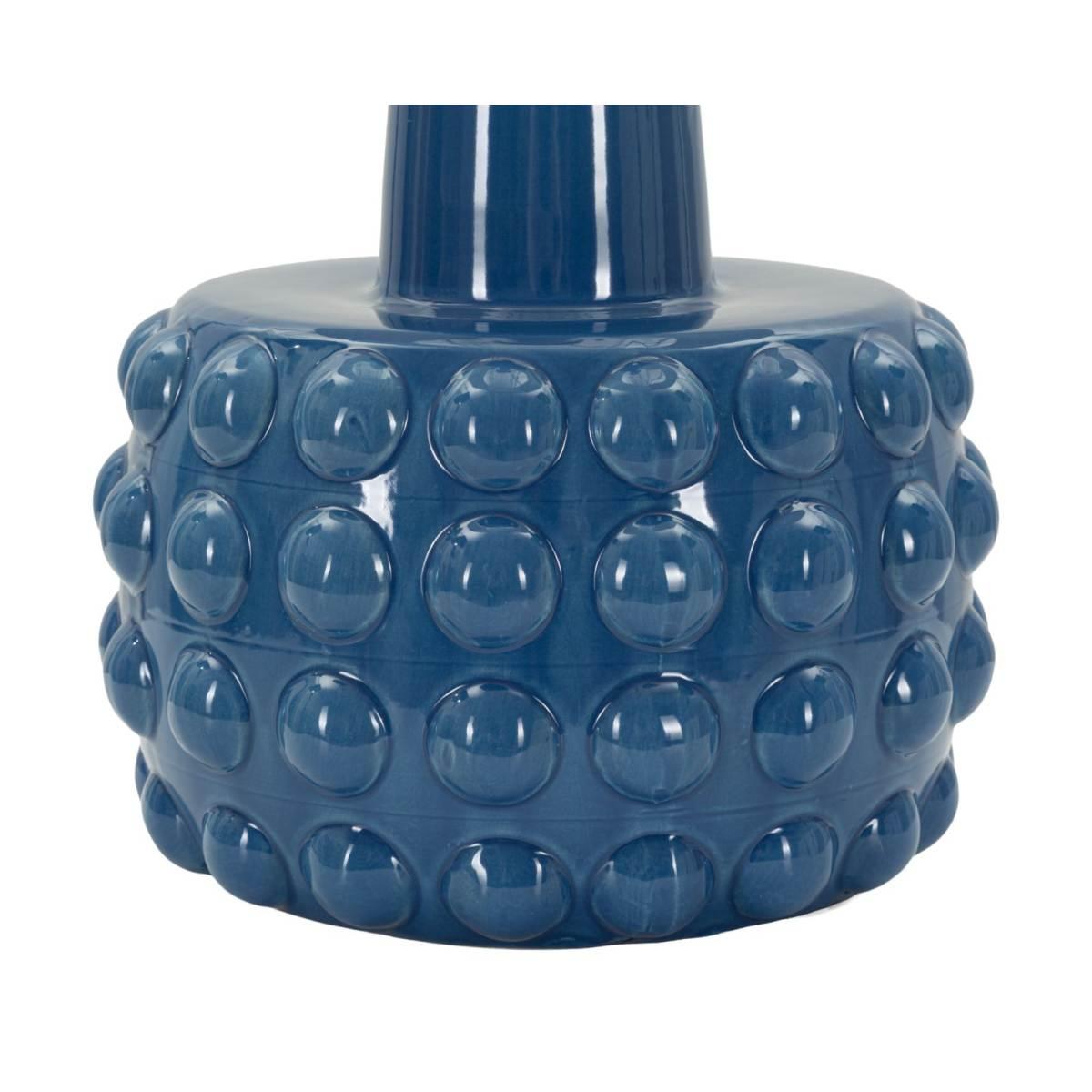 Lampada da tavolo gress blu cm Ø 30x51,5