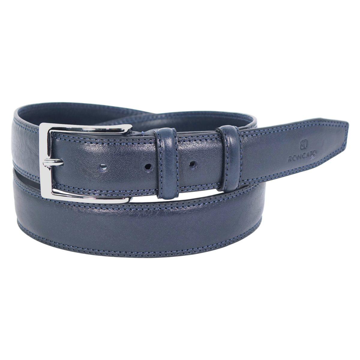 Cintura uomo extrasize in pelle Made in Italy Roncato