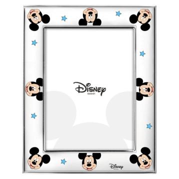 Cornice portafoto bimbo 13x18 cm Mickey mouse celeste Valenti