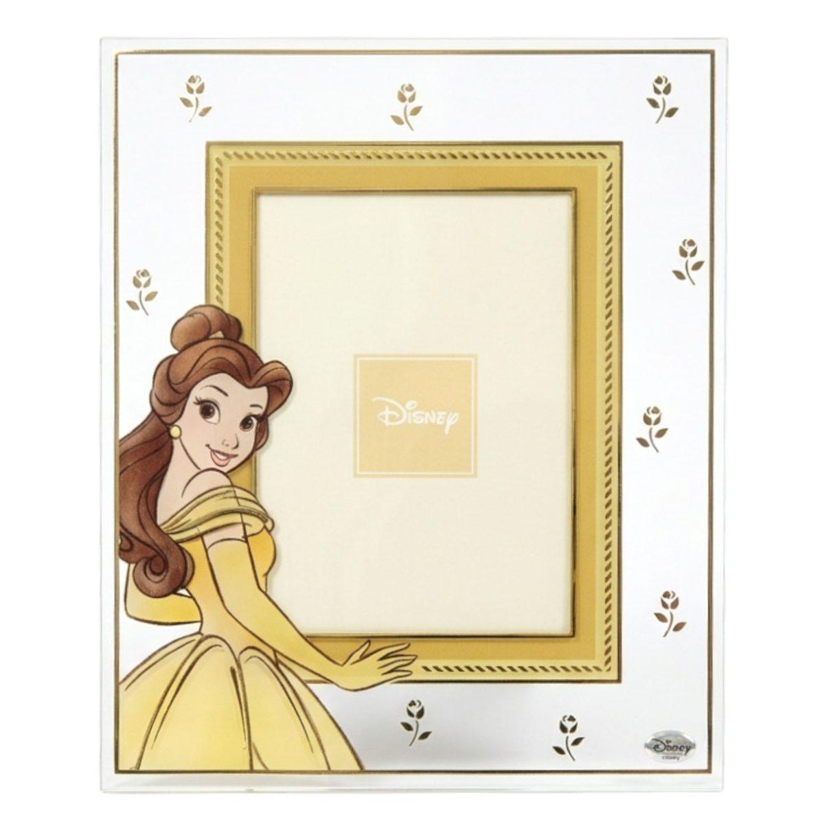 Cornice portafoto in vetro La bella e la bestia Belle 13x18 cm Valenti