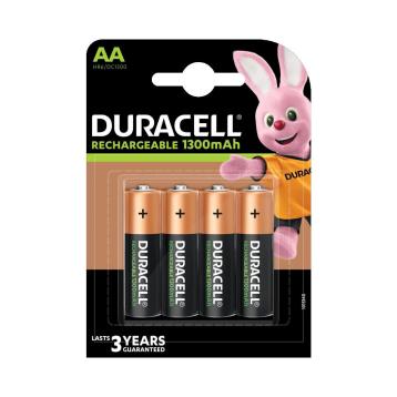 Batteria ricaricabile AA stilo 1300 mha bl. 4 pezzi Duracell
