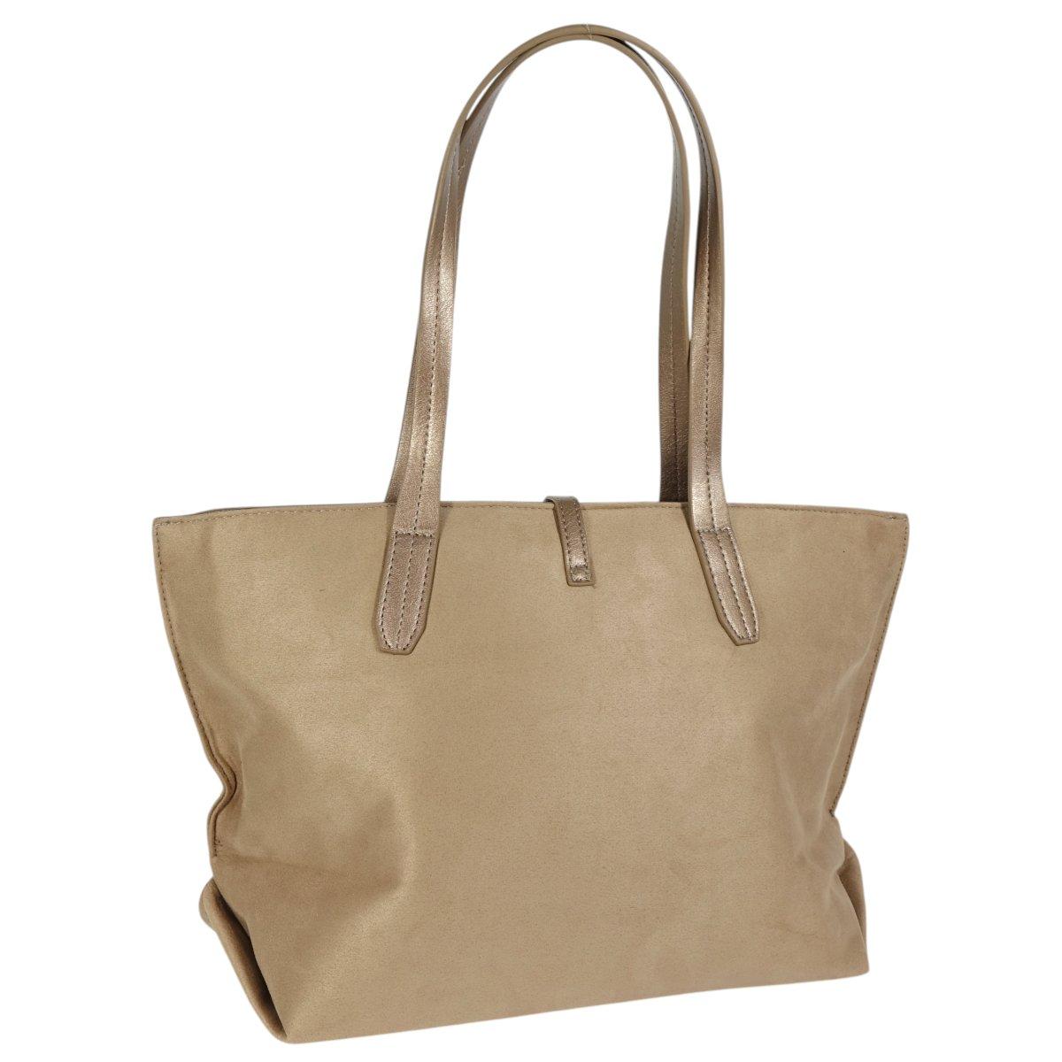 Borsa shopping donna effetto scamosciato linea Ostar Laura Biagiotti