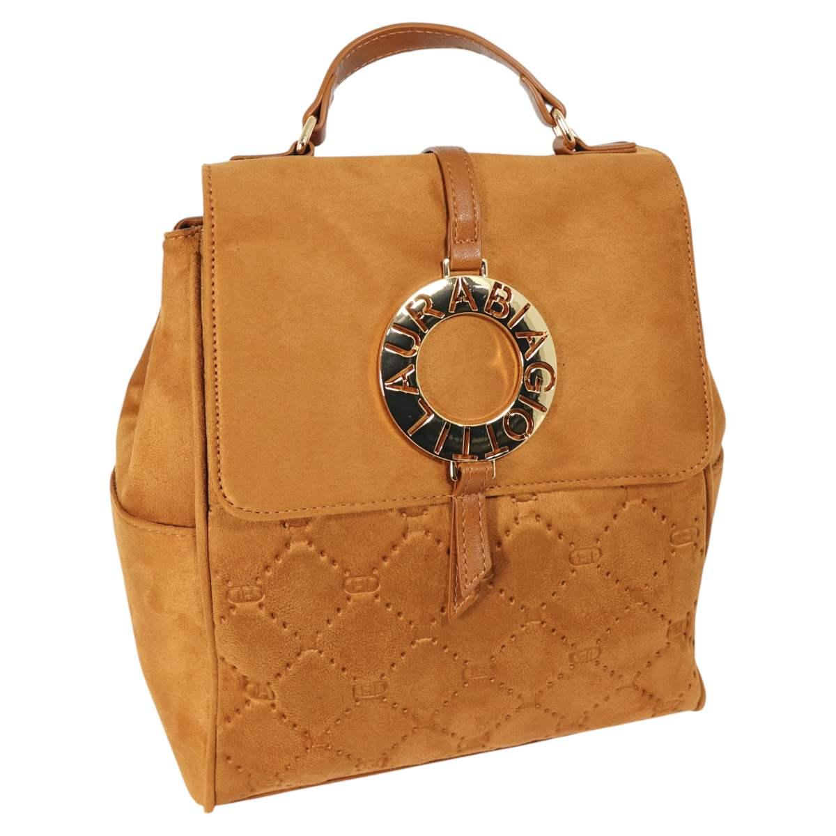 Zaino donna effetto scamosciato linea Ostar Laura Biagiotti