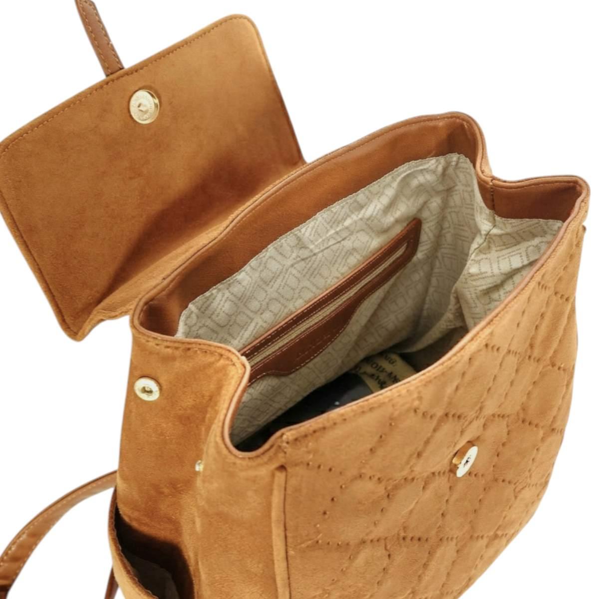 Zaino donna effetto scamosciato linea Ostar Laura Biagiotti