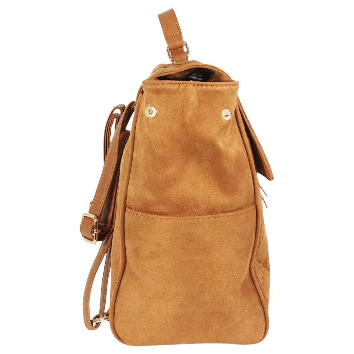 Zaino donna effetto scamosciato linea Ostar Laura Biagiotti