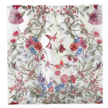 Foulard donna in seta stampa floreale Capoverde