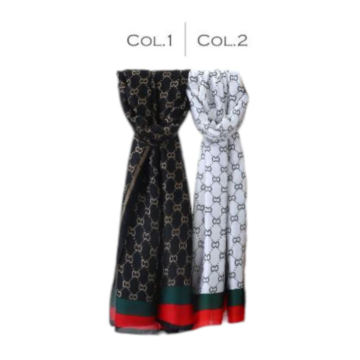 Foulard donna in seta motivo geometrico Capoverde