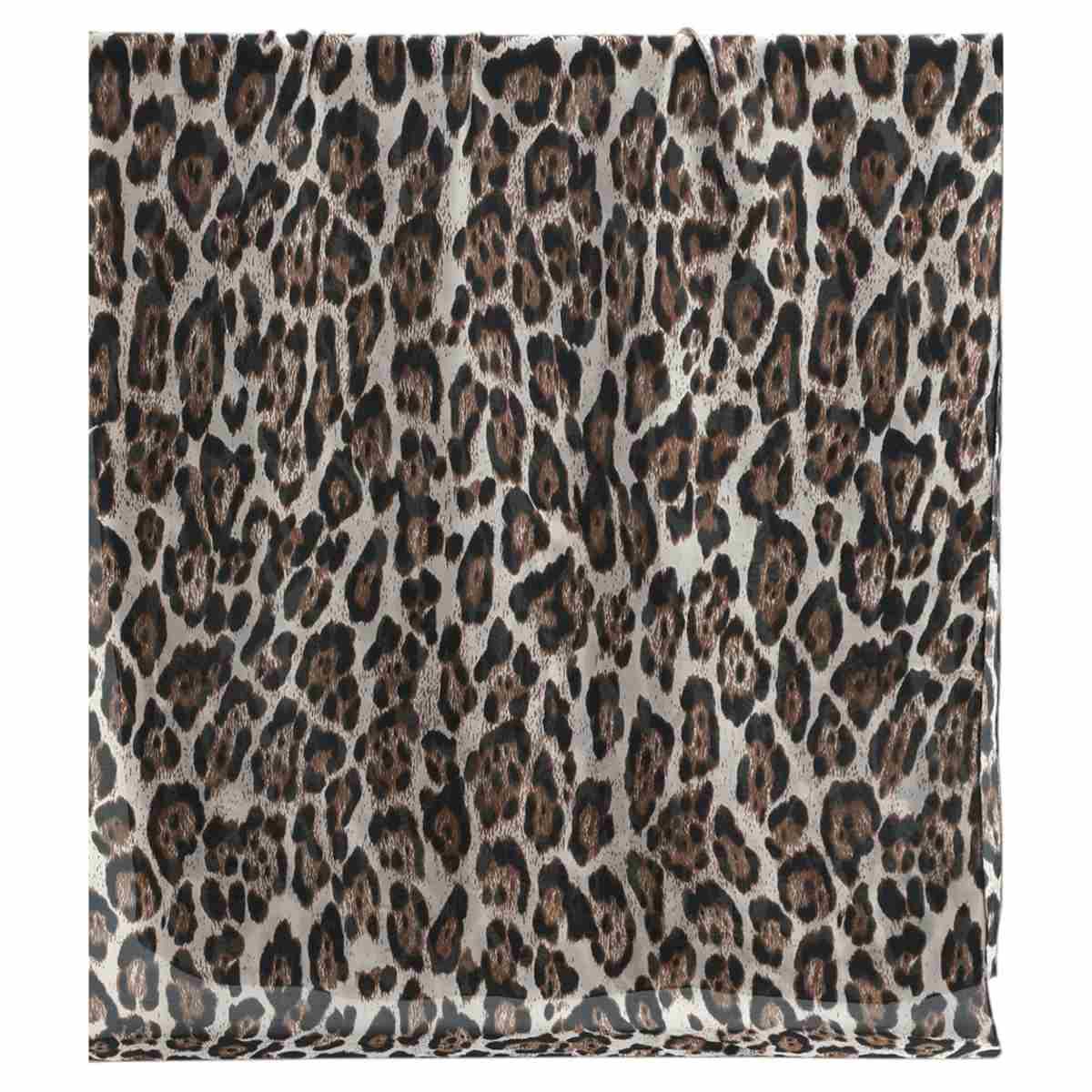 Foulard donna in seta stampa animalier maculata Capoverde