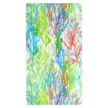 Sciarpa donna in viscosa stampa botanica stilizzata Capoverde