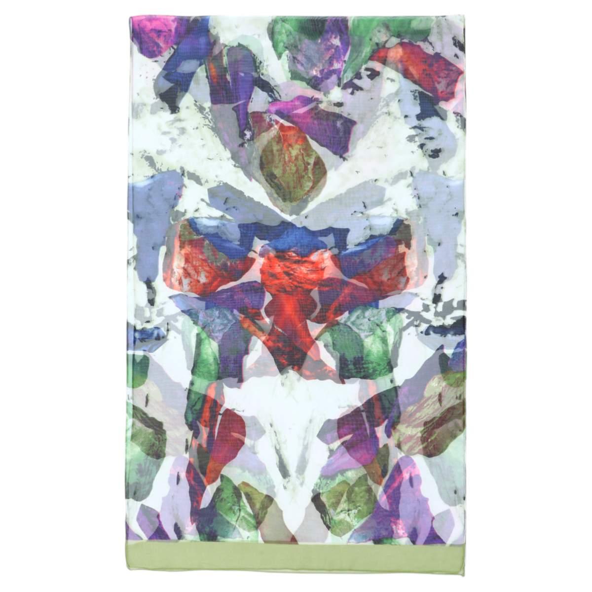 Sciarpa donna in poliestere motivo astratto Capoverde