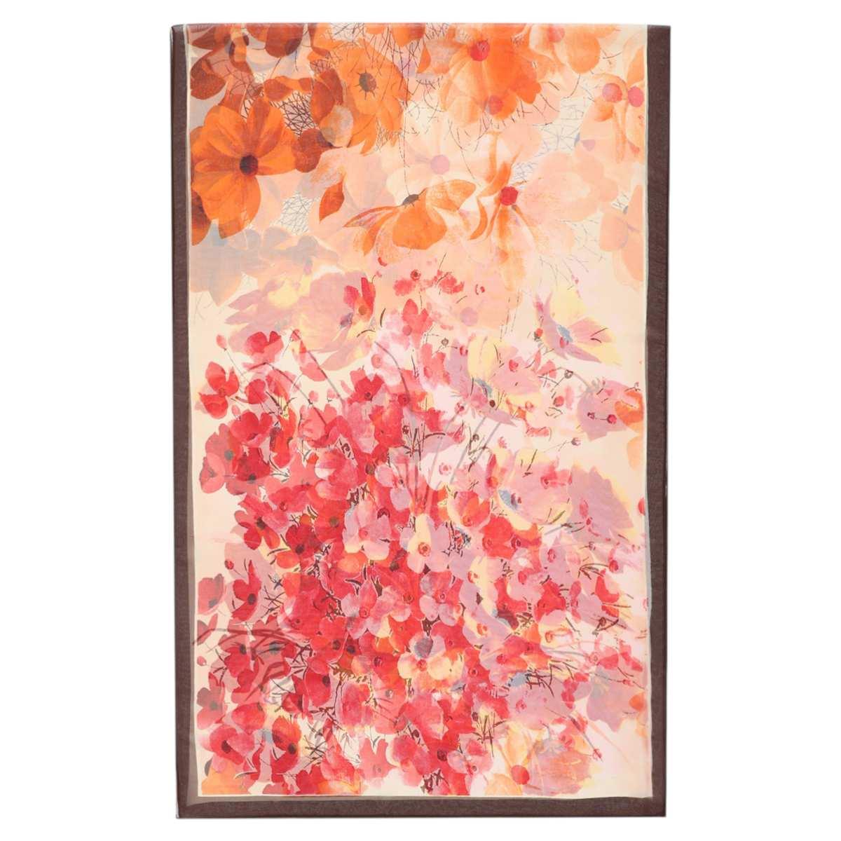 Sciarpa donna in poliestere stampa floreale Capoverde