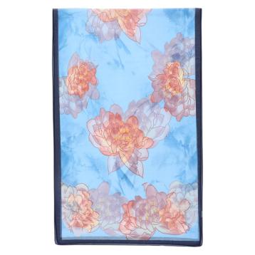 Sciarpa donna in poliestere stampa floreale peonia Capoverde