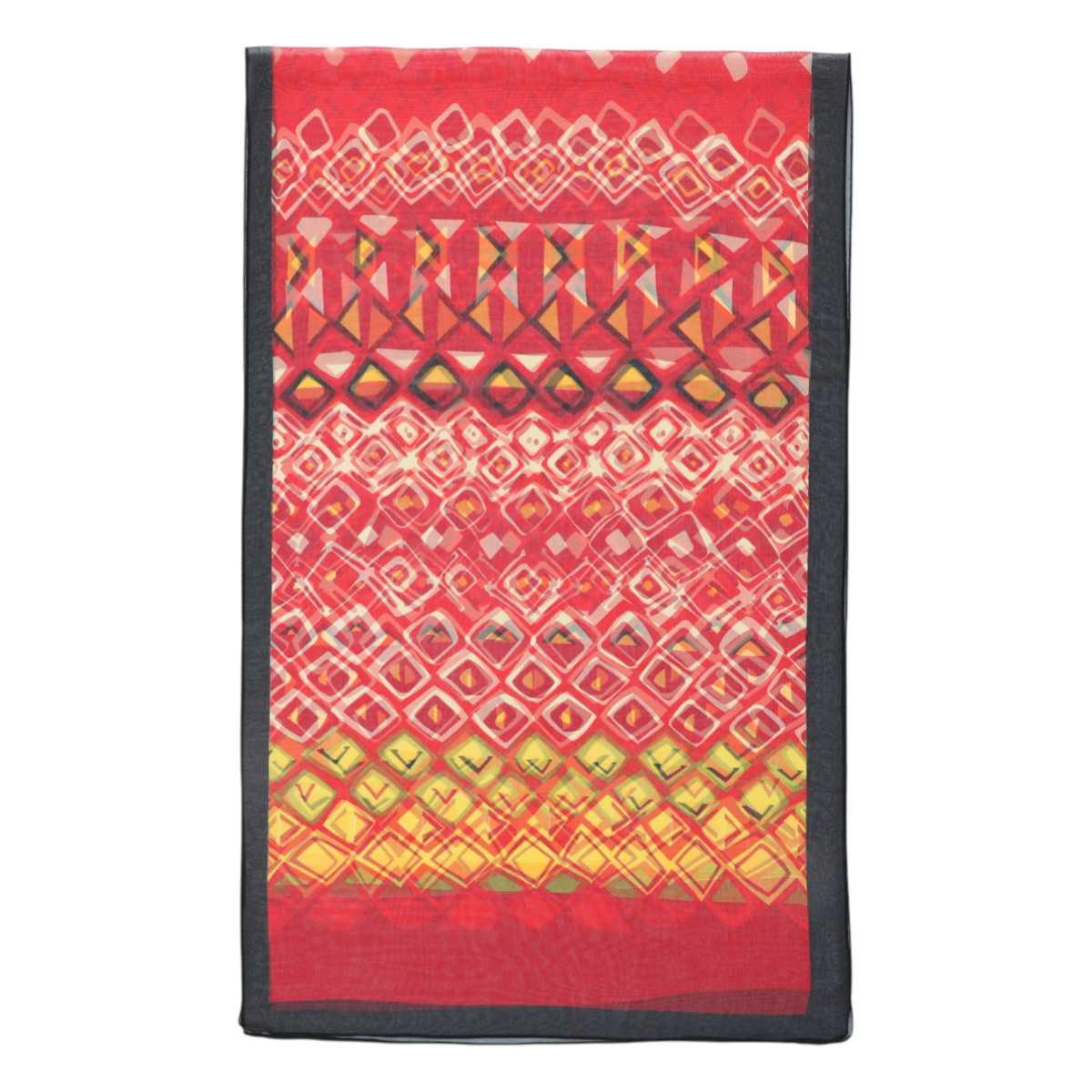 Sciarpa donna in poliestere motivo etnico Capoverde